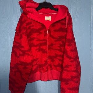Cozy Red women’s  Puffer Jacket
